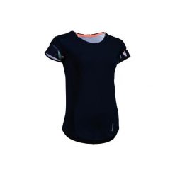Koszulka fitness kardio krótki rękaw 500 damska. Niebieskie t-shirty damskie marki DOMYOS, l, z elastanu, z krótkim rękawem. Za 44,99 zł.