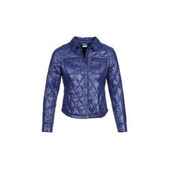 Kurtki pikowane Alba Moda ANKE. Niebieskie kurtki damskie Alba Moda, bez wzorów, bez kaptura. Za 314,30 zł.