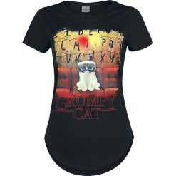 Grumpy Cat No Koszulka damska czarny. Czarne bluzki damskie marki Grumpy Cat, xl, z nadrukiem, z materiału, z okrągłym kołnierzem. Za 62,90 zł.