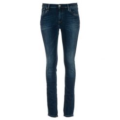 Pepe Jeans Jeansy Damskie Victoria 31/34 Ciemny Niebieski. Niebieskie jeansy damskie marki Pepe Jeans, z jeansu. Za 459,00 zł.