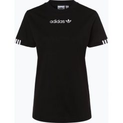 Adidas Originals - T-shirt damski, czarny. Czarne t-shirty damskie adidas Originals, s, w paski, z bawełny, bez kołnierzyka. Za 129,95 zł.