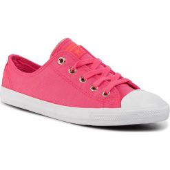 Trampki CONVERSE - Ctas Dainty Ox 564306C Strawberry Jam/Turf Orange. Różowe półbuty damskie Converse, bez wzorów, z gumy, bez zapięcia. Za 289,00 zł.