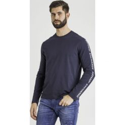 Longsleeve armani exchange. Niebieskie t-shirty męskie Armani Exchange, xl, bez wzorów, bez kołnierzyka. Za 279,00 zł.