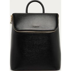 Dkny - Plecak skórzany. Czarne plecaki damskie DKNY, bez wzorów, ze skóry, eleganckie. Za 999,90 zł.