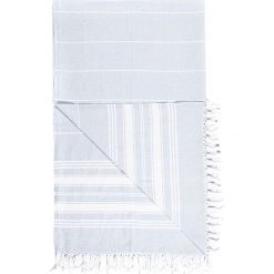 Chusty damskie: Chusta hammam w kolorze błękitnym – 180 x 100 cm