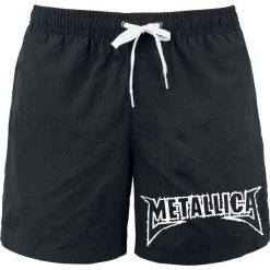 Kąpielówki męskie: Metallica Logo Kąpielówki czarny