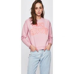 Scotch & Soda - Bluza. Różowe bluzy damskie Scotch & Soda, s, z nadrukiem, z bawełny, bez rękawów, bez kaptura. W wyprzedaży za 269,90 zł.