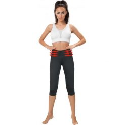 Legginsy sportowe damskie: Gwinner Legginsy BELLY CONTROL Capri Climaline czarne r. XL (423937010000)