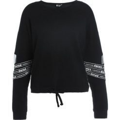 Bluzy damskie: Dimensione Danza GIROCOLLO CON ELASTICI Bluza black