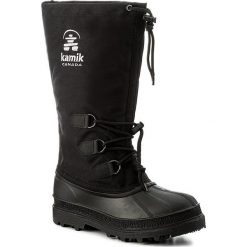 Śniegowce KAMIK - Canuck NK0012C Black. Czarne śniegowce męskie Kamik, bez zapięcia. W wyprzedaży za 319,00 zł.