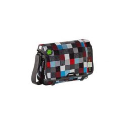 Hama Coocazoo torba na ramię Hangdang II Kolor: Checkmate. Szare torby na laptopa HAMA, w paski, młodzieżowe. Za 204,99 zł.