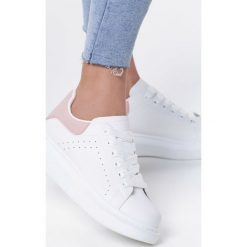 Biało-Różowe Sneakersy Foolhardy. Różowe półbuty damskie marki Inny. Za 84,99 zł.