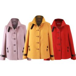 Elegancka kurtka damska z ekoskórą oversize na wiosnę NOWOŚĆ WIOSNA 2017. Brązowe kurtki damskie Moda Size Plus Iwanek, na wiosnę, s, bez wzorów, z tkaniny, eleganckie, bez kaptura. W wyprzedaży za 179,00 zł.