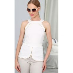 Top Kremowy 9832. Białe topy damskie marki Fasardi, l. Za 29,90 zł.