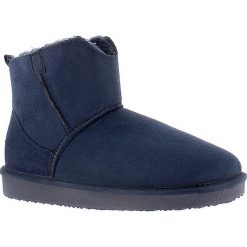 Buty zimowe damskie: Zimowe botki „Clanton” w kolorze granatowym