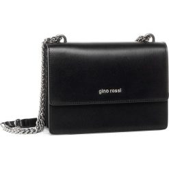Torebka GINO ROSSI - RL0495 Black. Czarne torebki klasyczne damskie Gino Rossi, bez wzorów, ze skóry, klasyczne, bez dodatków. Za 299,99 zł.