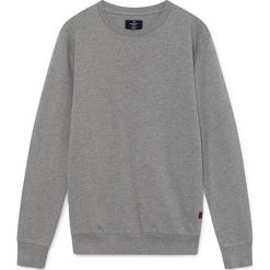 Bluza w kolorze szarym. Szare bluzy męskie Hackett London, m, bez wzorów, z bawełny, z okrągłym kołnierzem, bez rękawów, bez kaptura. W wyprzedaży za 199,95 zł.