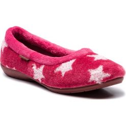 Kapcie MANITU - 340221 Pink 43. Różowe klapki damskie Manitu, bez wzorów, z tworzywa sztucznego, bez obcasa. Za 129,00 zł.