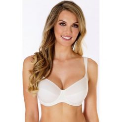 Biustonosz nieusztywniany Soft Cotton bawełniany. Różowe biustonosze Rosme, z haftami, z bawełny. Za 78,39 zł.