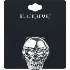 Sygnety męskie: Blackheart Skull Pierścień srebrny