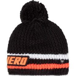 Czapka ROSSIGNOL - Jr Hero RLIYH01 Black 200. Czarne czapki damskie Rossignol, na zimę, bez wzorów, z materiału. W wyprzedaży za 89,00 zł.