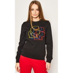 Bluza Karl Lagerfeld Multicolor 3D Karl Profile 201W1810. Czarne bluzy damskie KARL LAGERFELD, m, bez wzorów, z bawełny, bez rękawów, bez kaptura. W wyprzedaży za 549,00 zł.