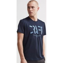 Męski T-shirt CRAFT Eaze Mesh ciemnoniebieski. Niebieskie t-shirty męskie Craft, m, bez wzorów, ze skóry, bez kołnierzyka. Za 67,99 zł.