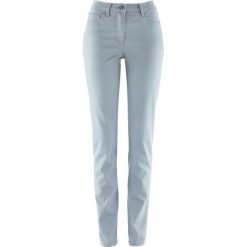 Wygodne spodnie Superstretch SKINNY bonprix srebrnoszary. Szare rurki damskie bonprix. Za 59,99 zł.