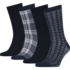 Levi's 4-pack Skarpetki Czarny Szary. Szare skarpetki męskie Levi's®, w kratkę, z elastanu. Za 102,95 zł.