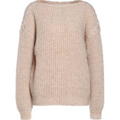 Swetry klasyczne damskie: Bruuns Bazaar JOHANNE Sweter rose beige