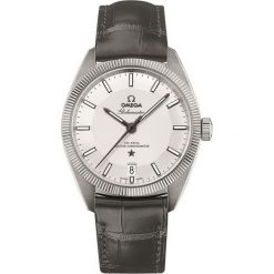 ZEGAREK OMEGA Constellation 130.33.39.21.02.001. Białe zegarki męskie marki OMEGA, ze stali. Za 26000,00 zł.