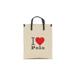 Torby shopper Polo Ralph Lauren I HRT POLO CVS/LTHR. Białe torby damskie na zakupy Polo Ralph Lauren, bez wzorów, bez dodatków. Za 889,00 zł.