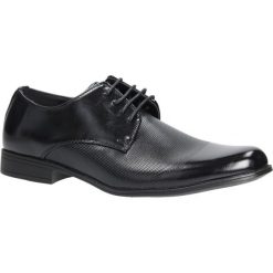 Czarne buty wizytowe sznurowane Casu MXC410. Czarne buty wizytowe męskie marki Casu, na sznurówki. Za 79,99 zł.