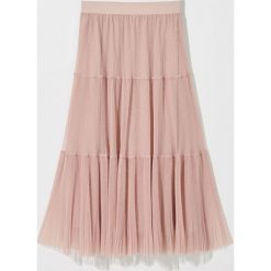 Spódnica midi z dzianiny mesh -. Spódniczki damskie Mohito, bez wzorów, z dzianiny, midi. Za 99,99 zł.