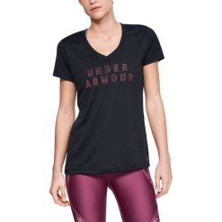 Under Armour Tech™ Koszulka Czarny. Czarne koszulki damskie xl, z nadrukiem, z poliesteru. Za 128,95 zł.