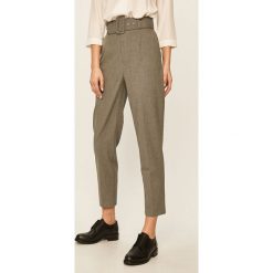 Answear - Spodnie. Szare spodnie damskie ANSWEAR, s, w paski, z elastanu. Za 129,90 zł.