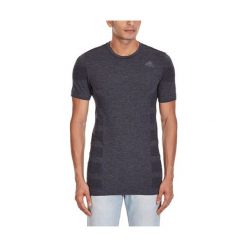 Adidas AS PRIMEKNIT M., URUCHOMIENIE | T-SHIRT (KRÓTKI RĘKAW) | CZARNY | M. Czarne koszulki męskie Adidas, m, bez wzorów, z wełny, bez kołnierzyka, długie. W wyprzedaży za 243,25 zł.