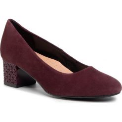 Półbuty LASOCKI - 4093-01W Maroon. Czerwone półbuty damskie Lasocki, bez wzorów, ze skóry, bez obcasa, na obcasie, bez zapięcia. Za 199,99 zł.