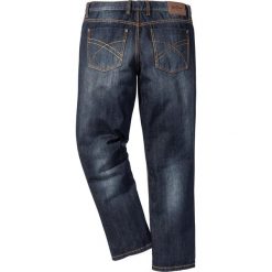 Dżinsy Regular Fit Straight bonprix ciemnoniebieski "used". Czarne jeansy męskie bonprix, m, bez wzorów. Za 109,99 zł.