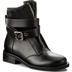 Botki SERGIO BARDI - Chieri FW127262317RB 101. Czarne botki damskie na obcasie marki Sergio Bardi, z materiału. W wyprzedaży za 259,00 zł.