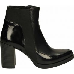 Botki - 9101 V-A NERO. Czarne botki damskie skórzane marki Venezia. Za 239,00 zł.