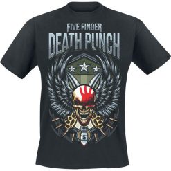 T-shirty męskie: Five Finger Death Punch Wing Shield T-Shirt czarny