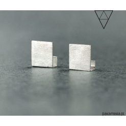 Kolczyki damskie: Minimalistyczne kolczyki wkrętki PLANE
