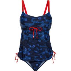 Stroje kąpielowe damskie: Tankini minimizer na fiszbinach (2 części) bonprix niebieski