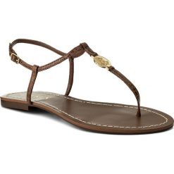Chodaki damskie: Japonki LAUREN RALPH LAUREN - Amari 802707923002 Brown