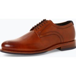 Gordon & Bros. - Męskie buty sznurowane ze skóry – Levent, beżowy. Brązowe buty wizytowe męskie Gordon & Bros., ze skóry, na sznurówki. Za 699,95 zł.