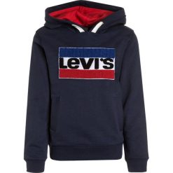 Levi's® NEWBAT Bluza z kapturem dress blue. Brązowe bluzy chłopięce rozpinane marki Levi's®, z bawełny. Za 249,00 zł.