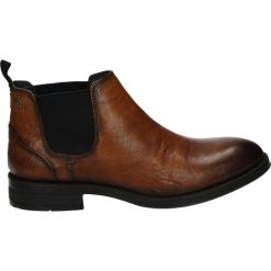 Botki męskie - P17583 BU TAN. Brązowe botki męskie marki Venezia, ze skóry. Za 239,00 zł.