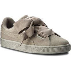 Sneakersy PUMA - Suede Heart Pebble Wn's 365210 02 Rock Ridge/Rock Ridge. Zielone półbuty damskie Puma, ze skóry. W wyprzedaży za 249,99 zł.