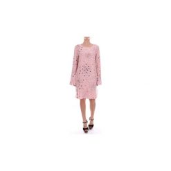 Sukienki krótkie Moschino A04306150. Różowe sukienki damskie MOSCHINO, bez wzorów, bez kołnierzyka, z krótkim rękawem, krótkie, mini. Za 1620,35 zł.